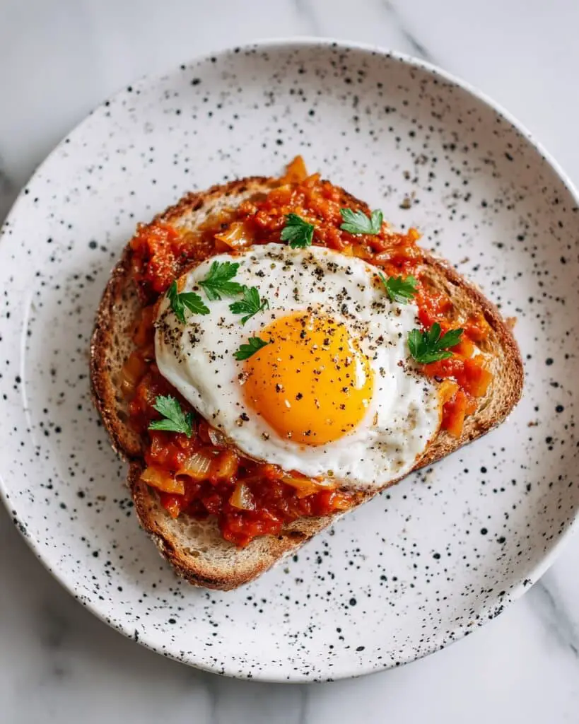 Shakshouka Toast Recipe