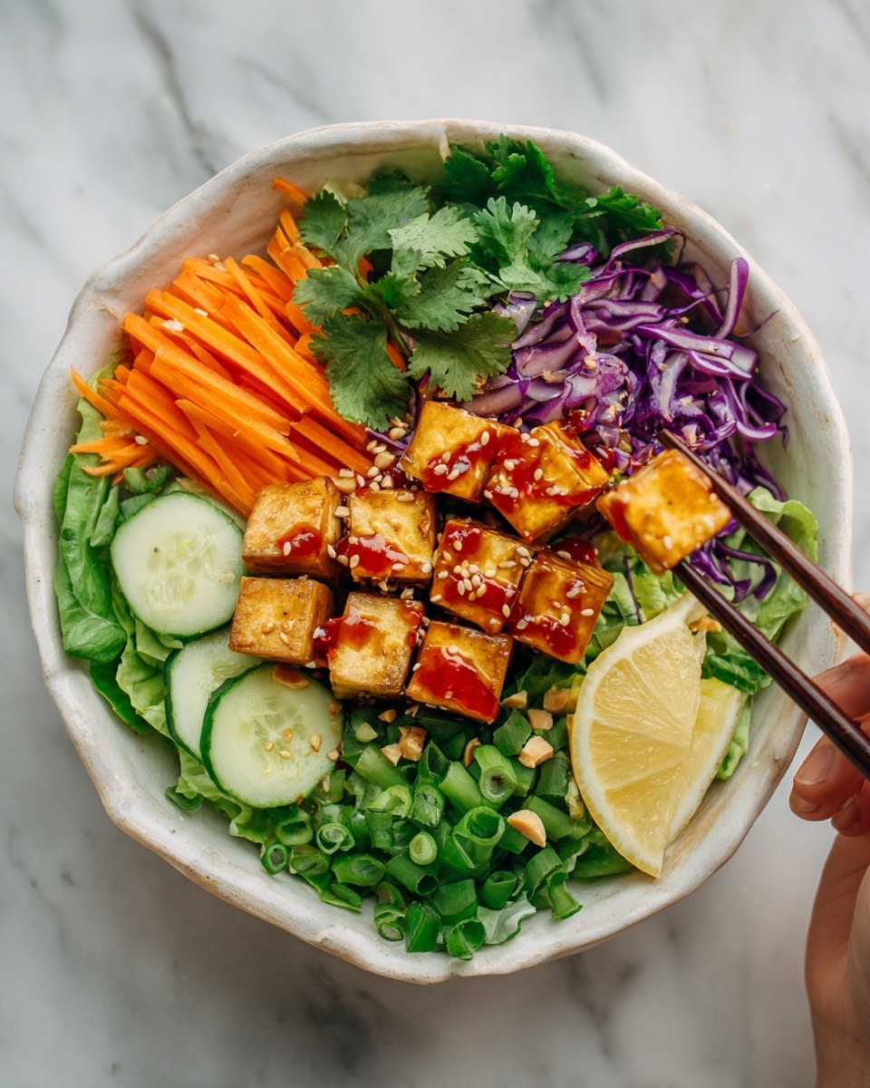 Spicy Tofu Salad Bowls Recipe