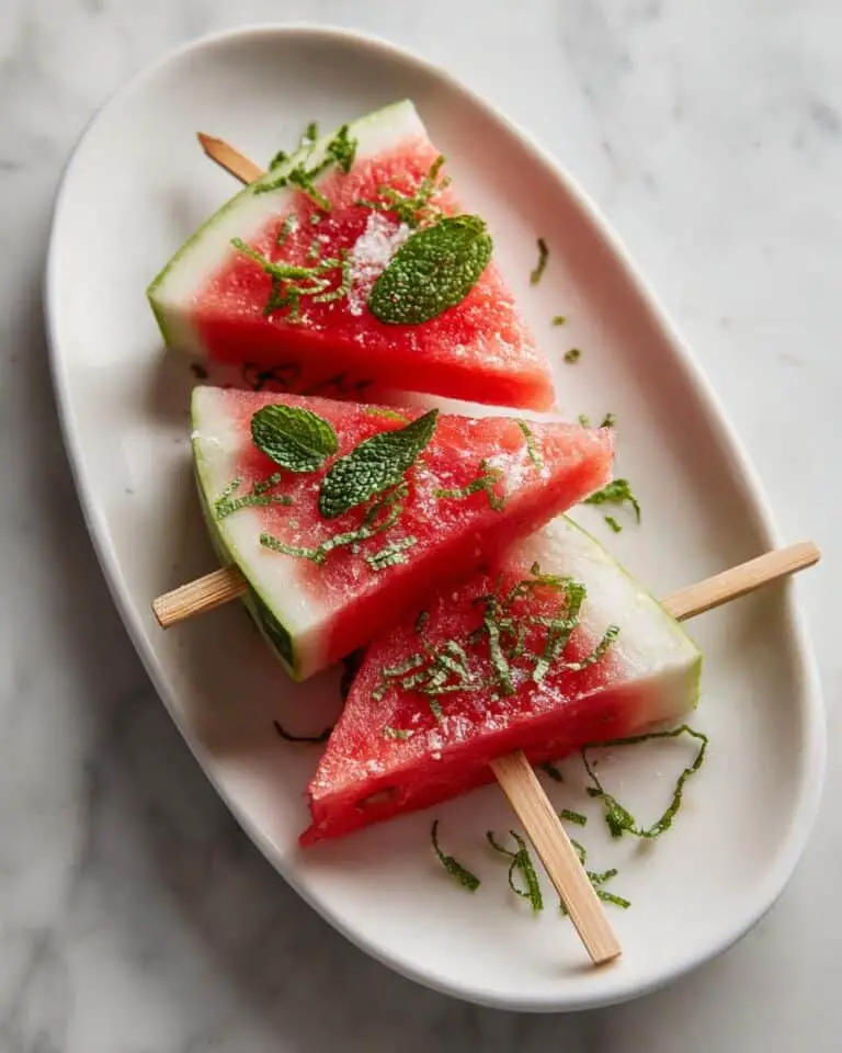 Mojito Watermelon Pops Recipe