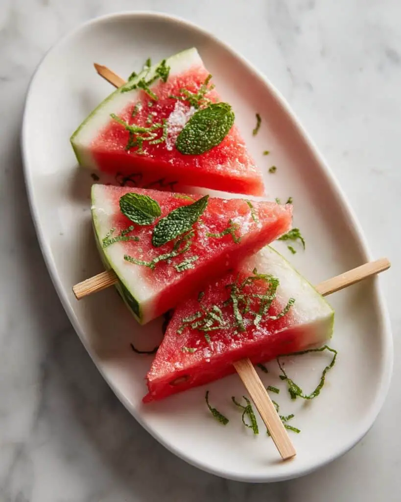 Mojito Watermelon Pops Recipe