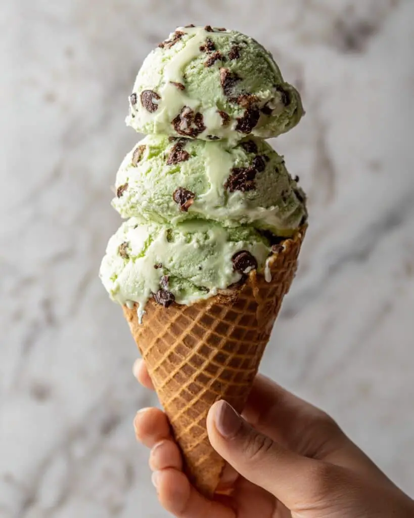 Chocolate Swirl Pistachio Ice Cream Recipe