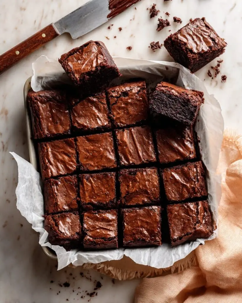 9×13-Inch Chewy Fudgy Bakery-Style Brownies Recipe