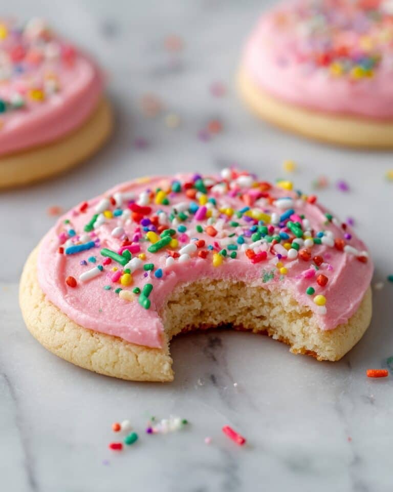 Almond Flour Sugar Cookies with Simple Vanilla Frosting Recipe