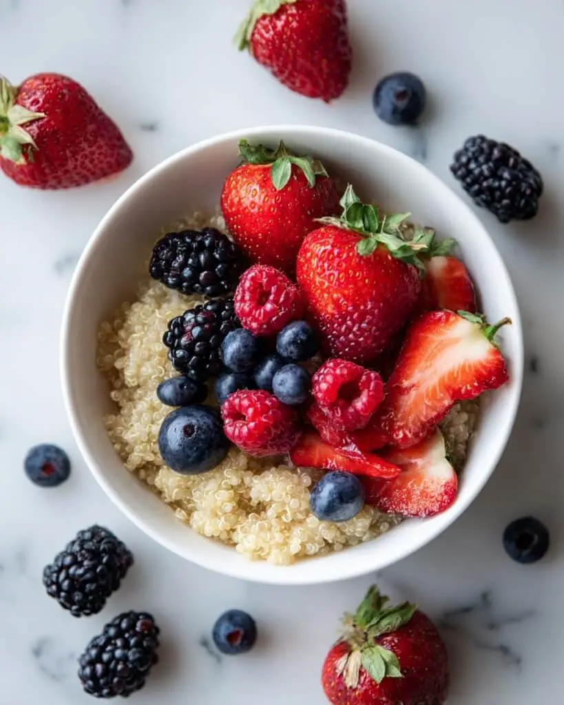 Quinoa Berry Breakfast Bowl Recipe