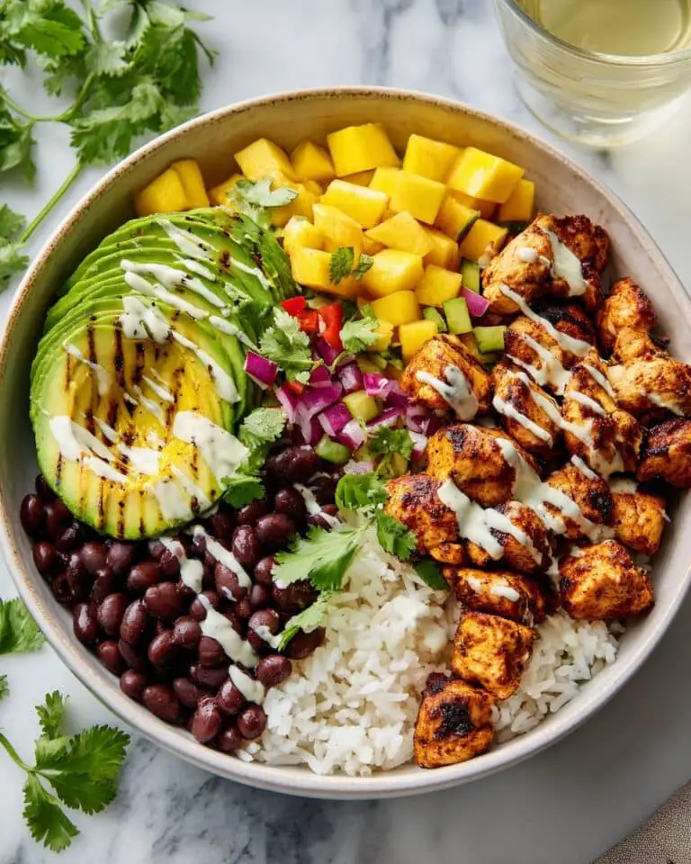 Mango Habanero Chicken Bowls Recipe