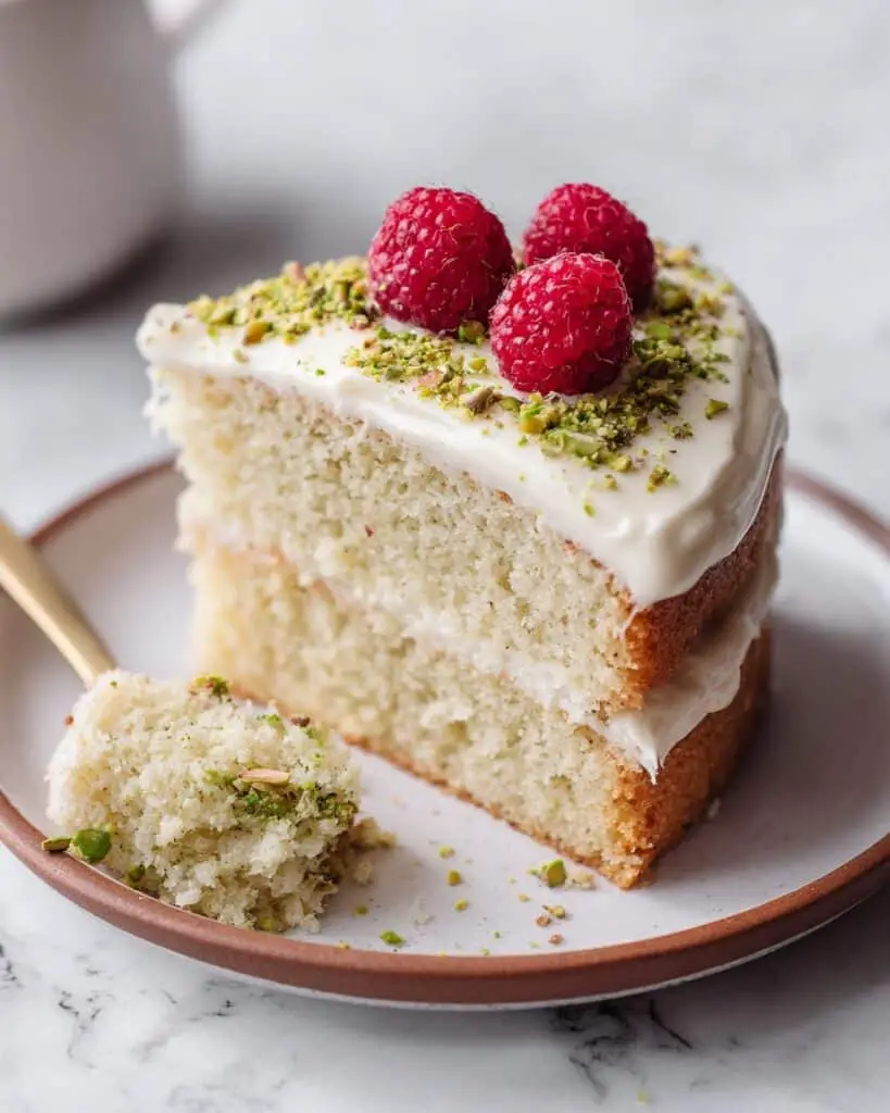 Gluten Free Lemon Olive Oil Pistachio Cake Recipe