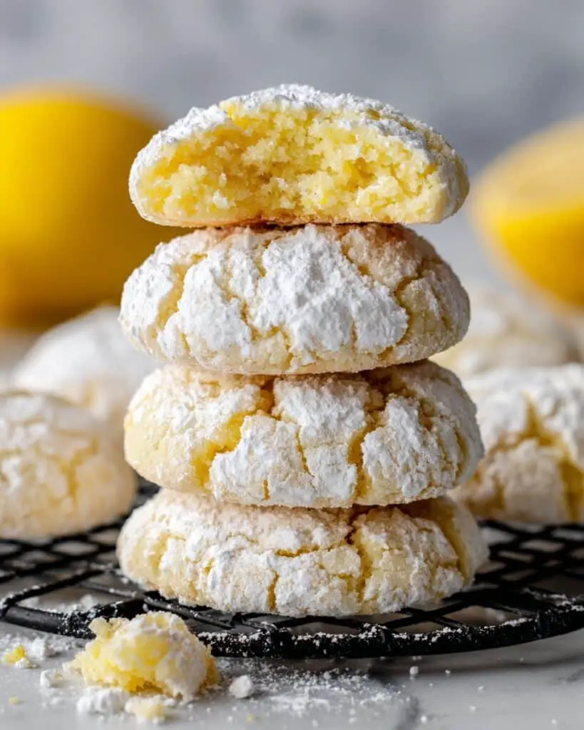 Lemon Crinkle Cookies Recipe