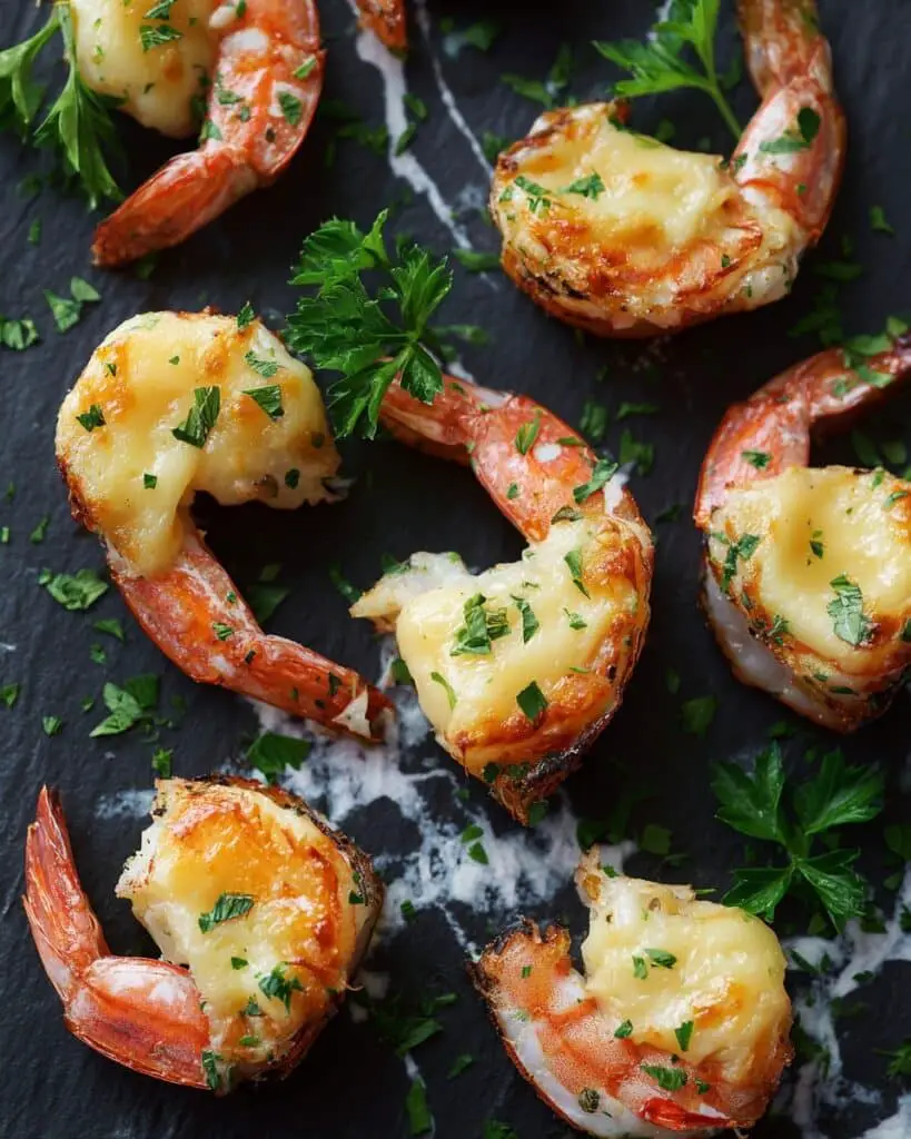 Cheesy Baked Tiger Shrimp Recipe