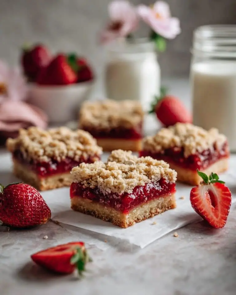 Strawberry Oatmeal Breakfast Bars Recipe