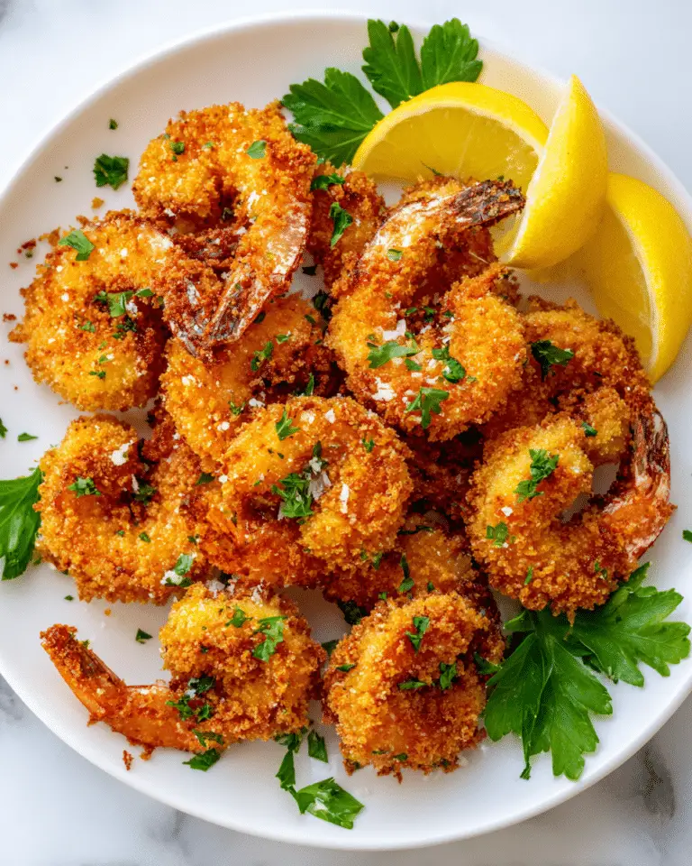 Crispy Fried Shrimp with Paprika and Panko Recipe