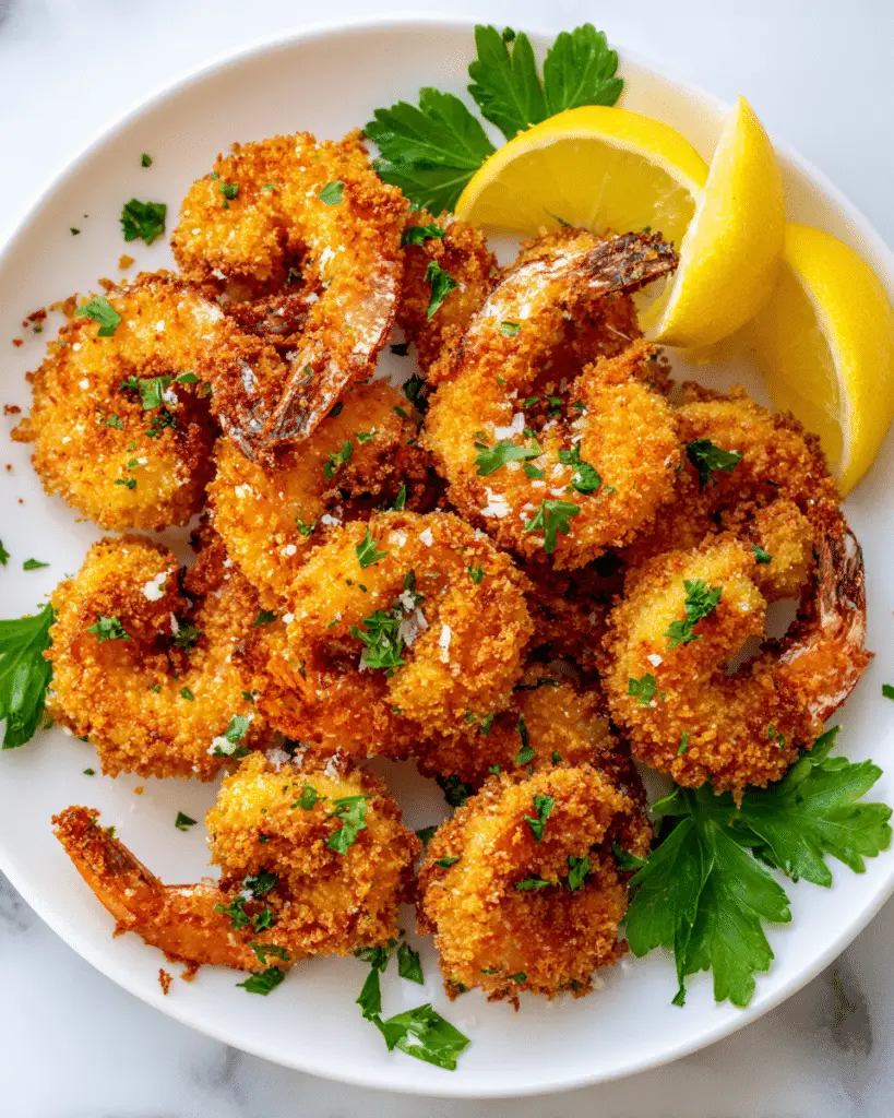 Crispy Fried Shrimp with Paprika and Panko Recipe