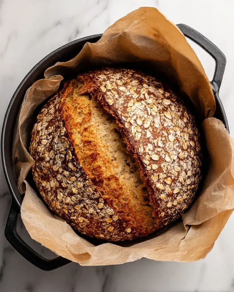 Oat Sourdough Bread Recipe