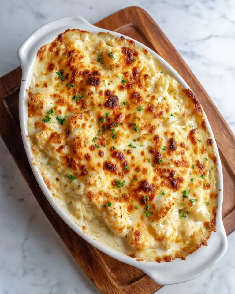 Creamy Chicken Alfredo Casserole Recipe