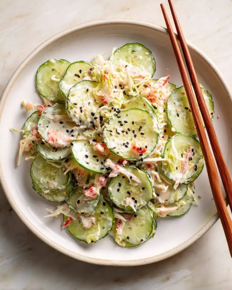 California Roll Cucumber Salad Recipe