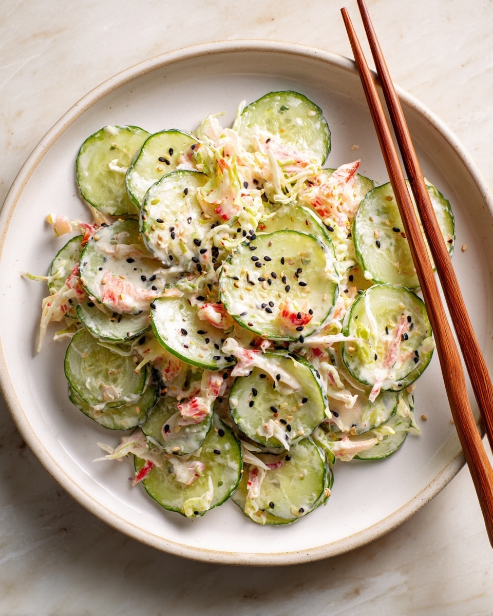 California Roll Cucumber Salad Recipe