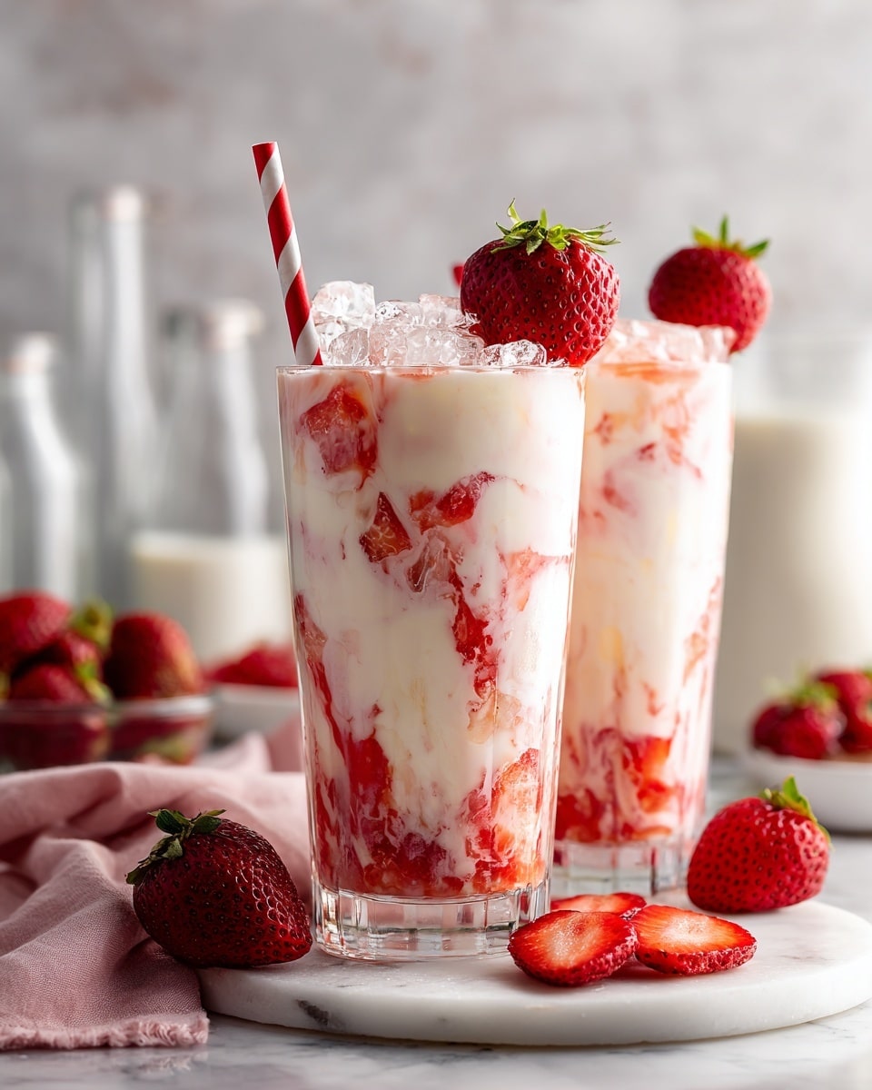Korean Strawberry Milk Recipe