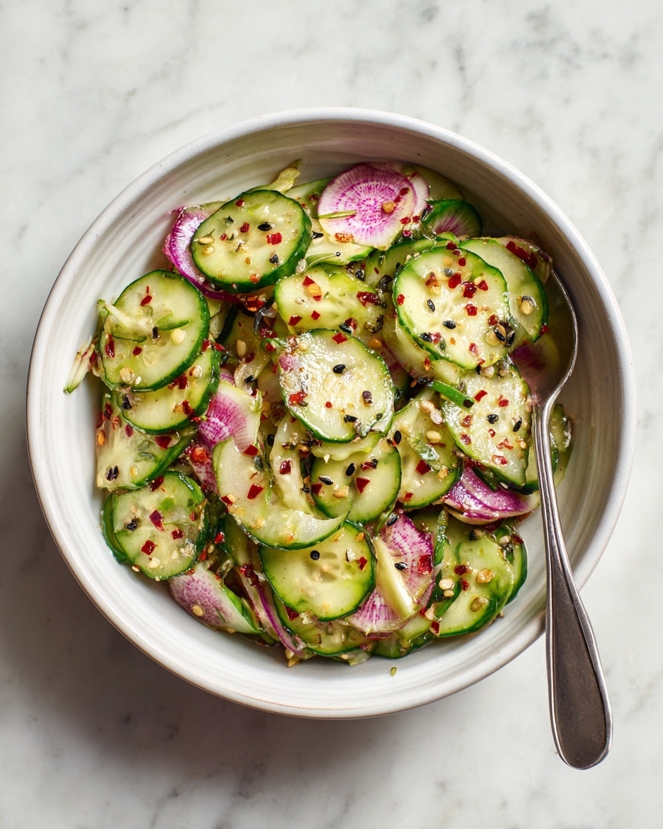 Daikon Radish Cucumber Salad Recipe