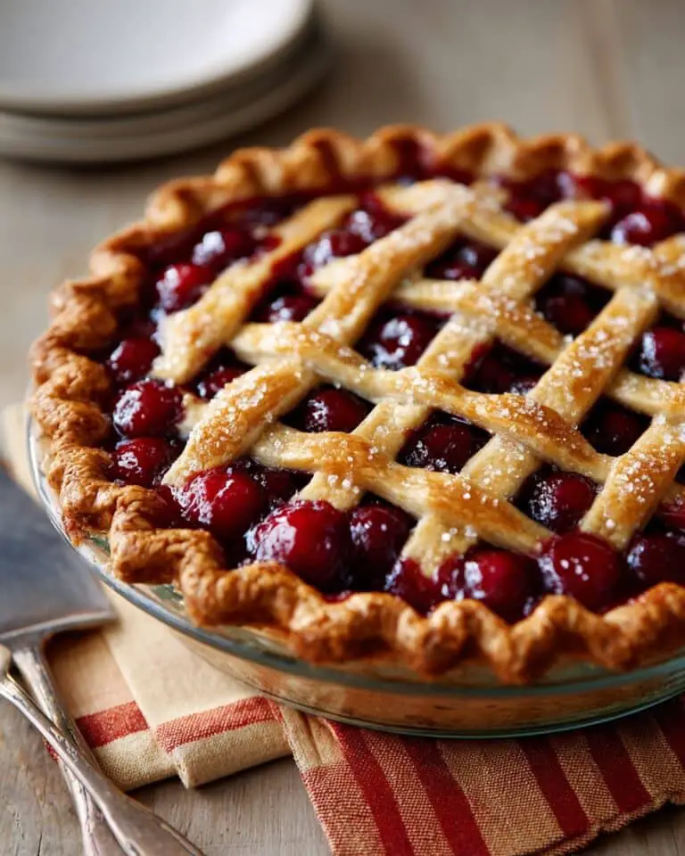 Homemade Cherry Pie Recipe