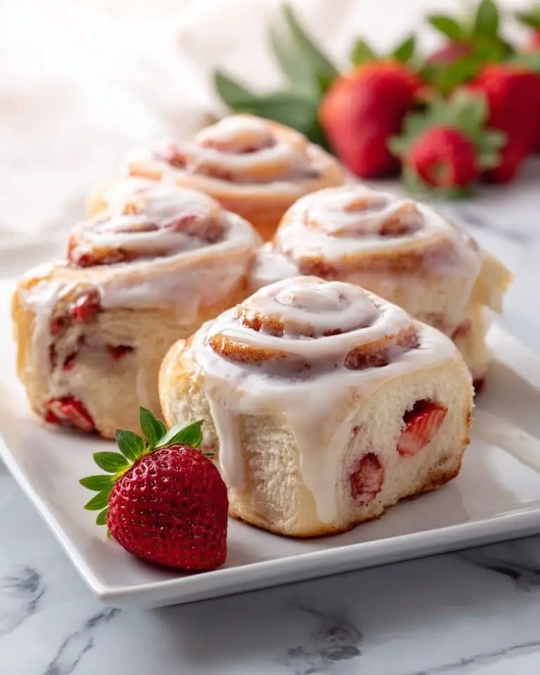 Strawberry Cheesecake Cinnabon Rolls Recipe