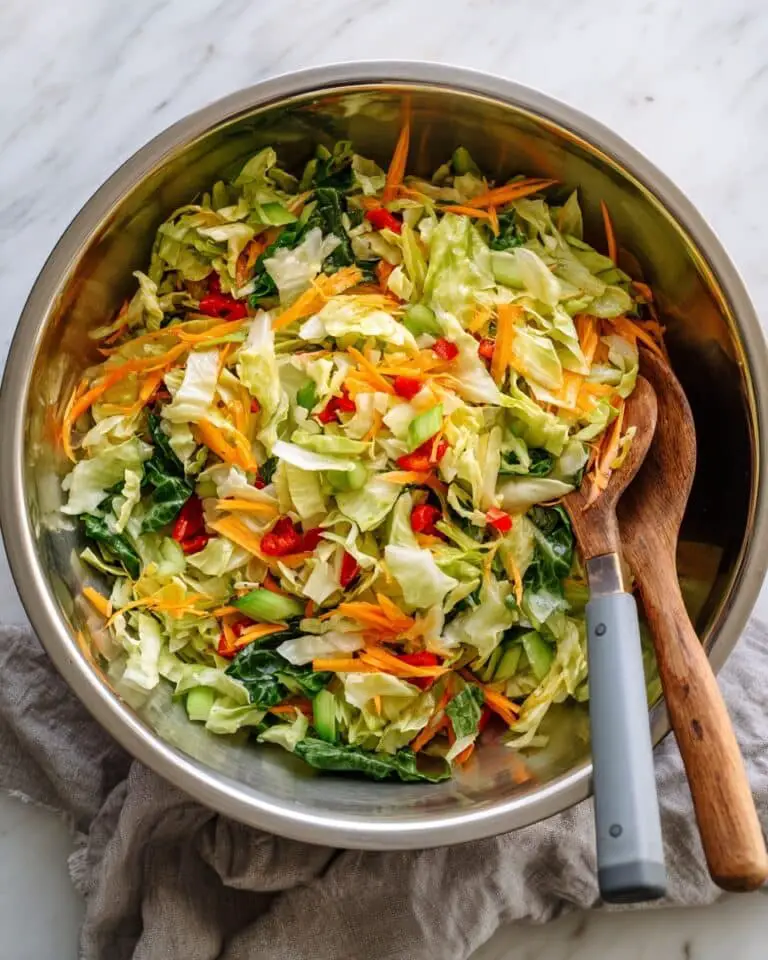 Savoy Cabbage Salad with Toasted Nuts and Ginger-Lime Dressing Recipe