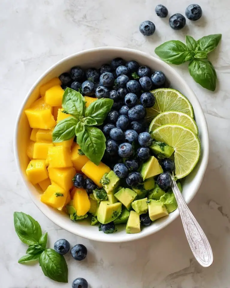 Mango Avocado Salad with Blueberries Recipe