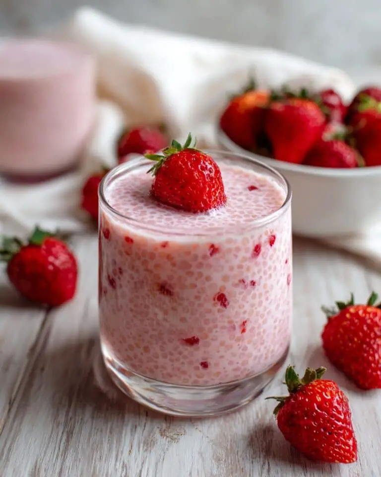 Strawberry Sago with Coconut Jelly Recipe