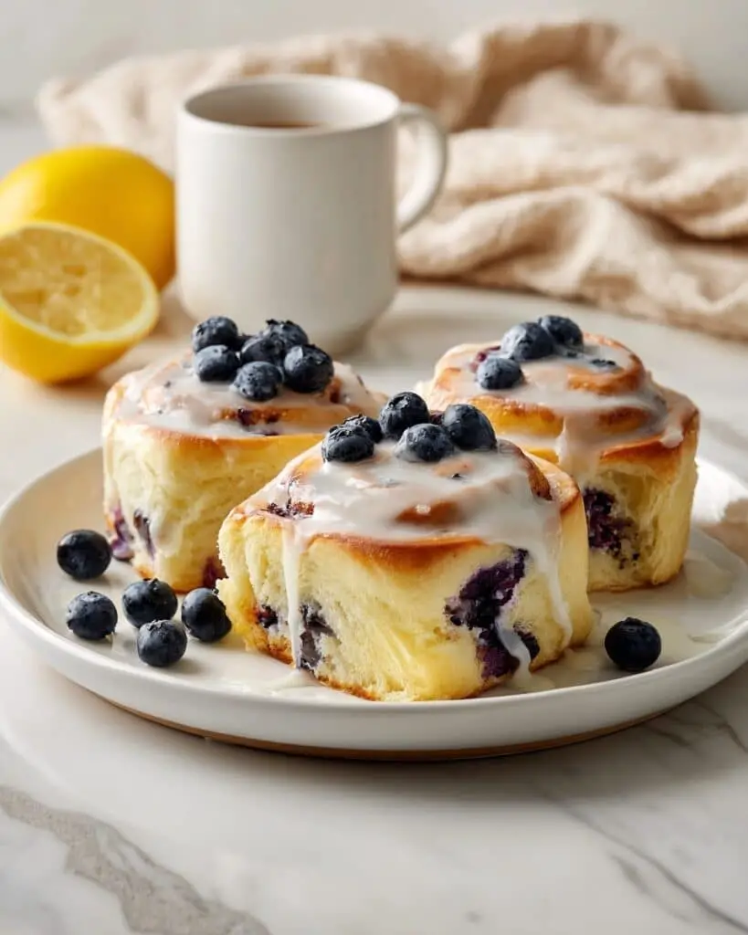 Blueberry Lemon Sweet Rolls Recipe