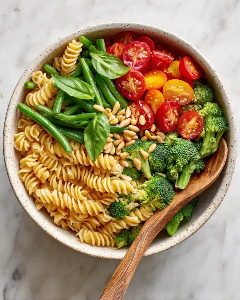 Broccoli Pasta Salad with Tangy Tahini Dressing Recipe