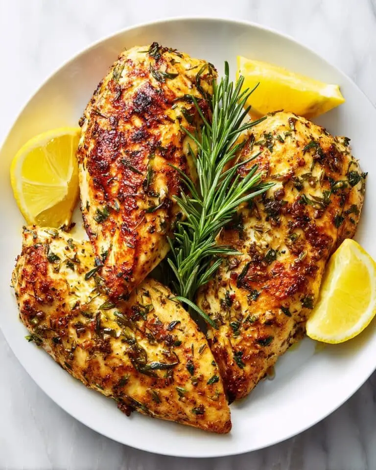 Lemon Herb Parmesan Chicken Bake Recipe