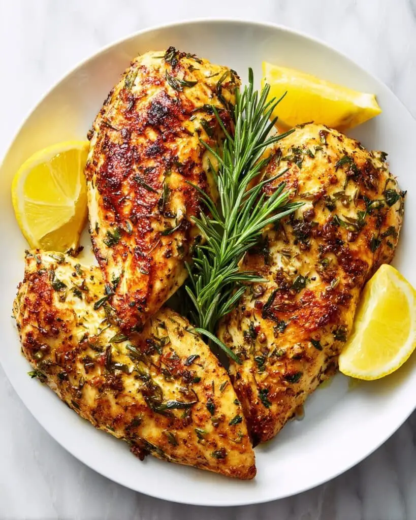 Lemon Herb Parmesan Chicken Bake Recipe