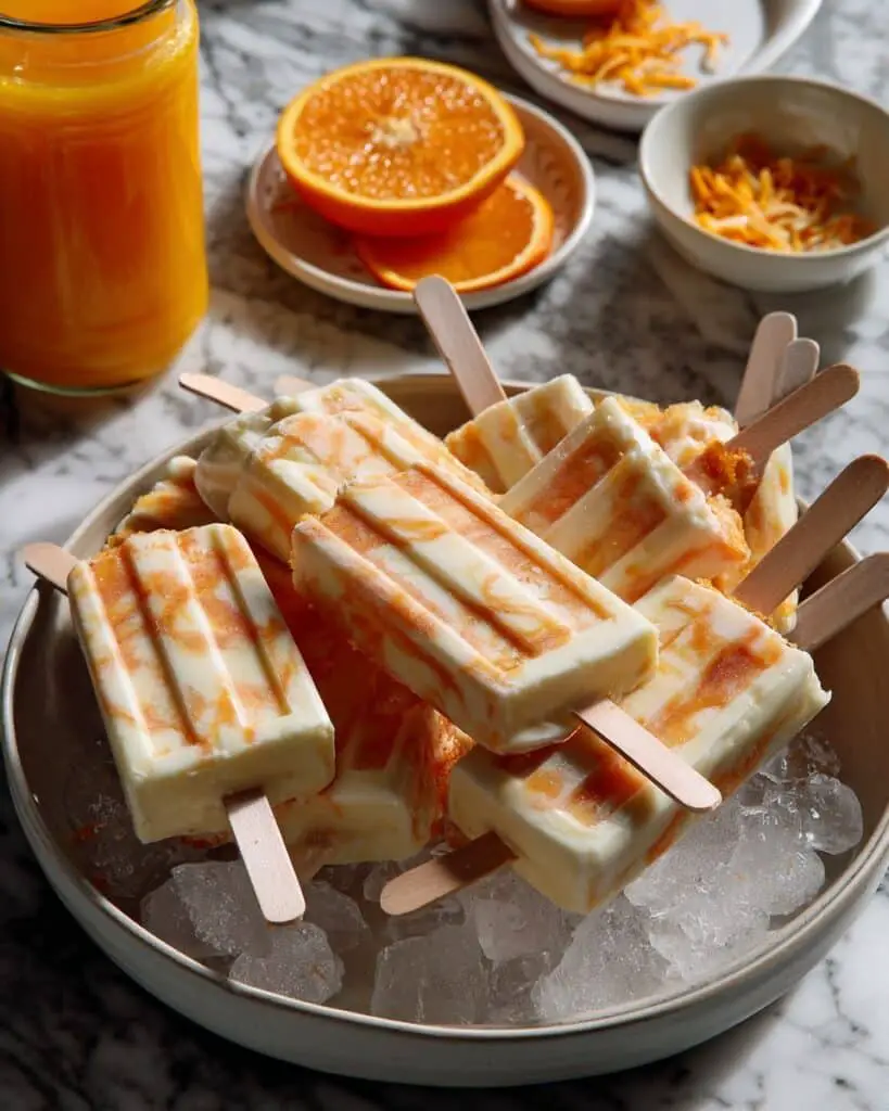 Creamy Orange Creamsicles Recipe