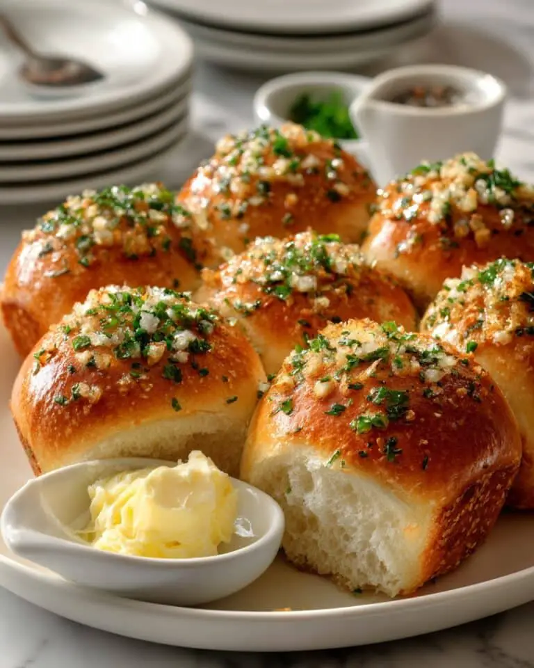 Garlic Butter Dinner Rolls Recipe