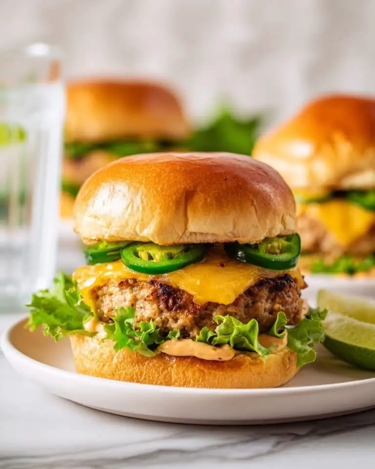 Jalapeño Pepper Jack Turkey Burgers Recipe
