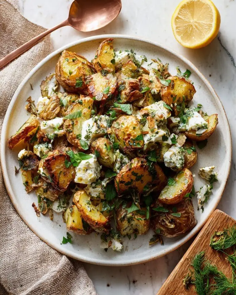 Baked Feta Potatoes Recipe