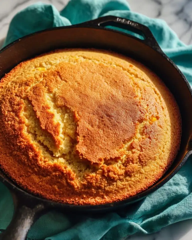 Honey Skillet Cornbread Recipe
