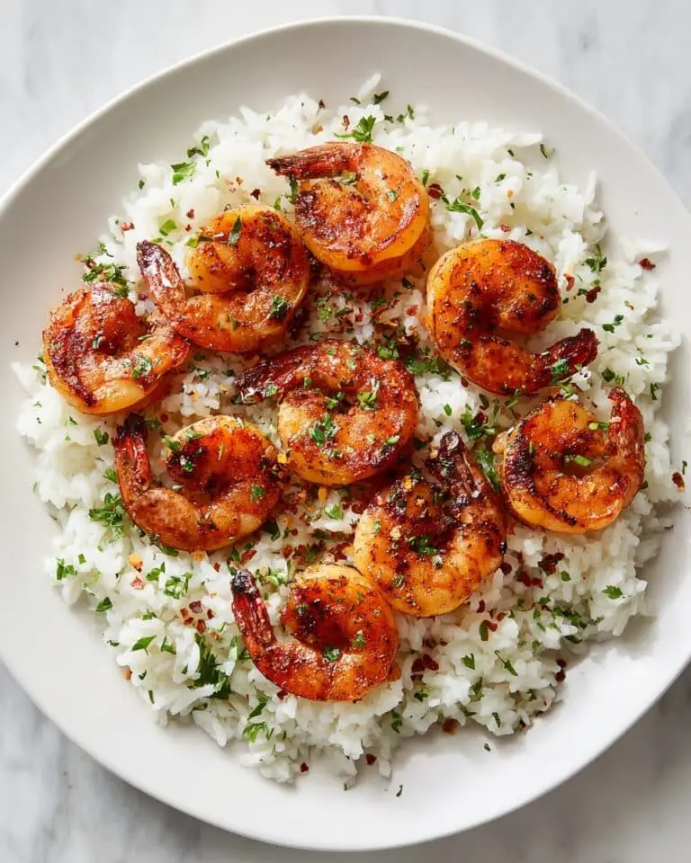 Garlic Butter Shrimp Rice Skillet Recipe