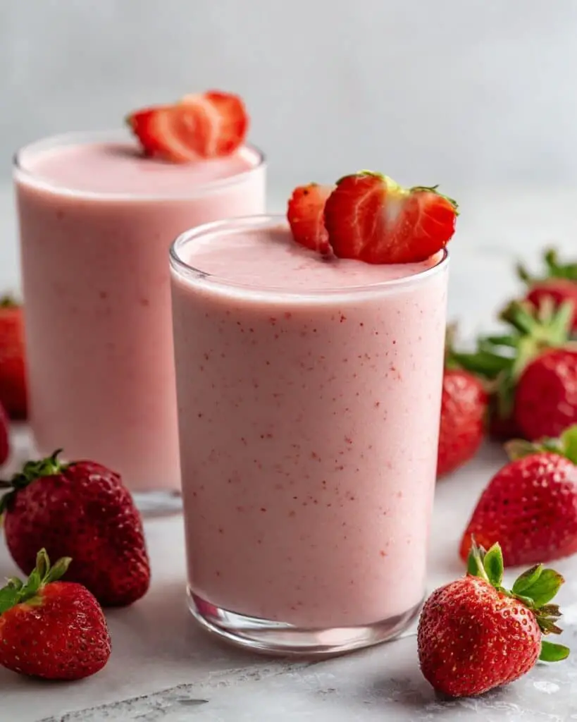 Creamy Strawberry Banana Smoothie Recipe