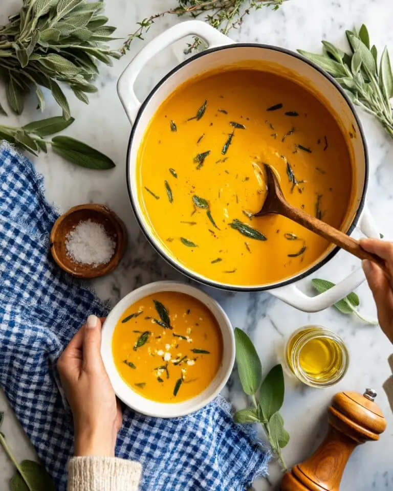 Creamy Roasted Butternut Squash Soup Recipe