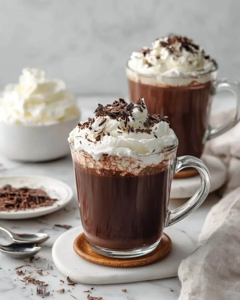 Decadent Homemade Hot Chocolate Recipe