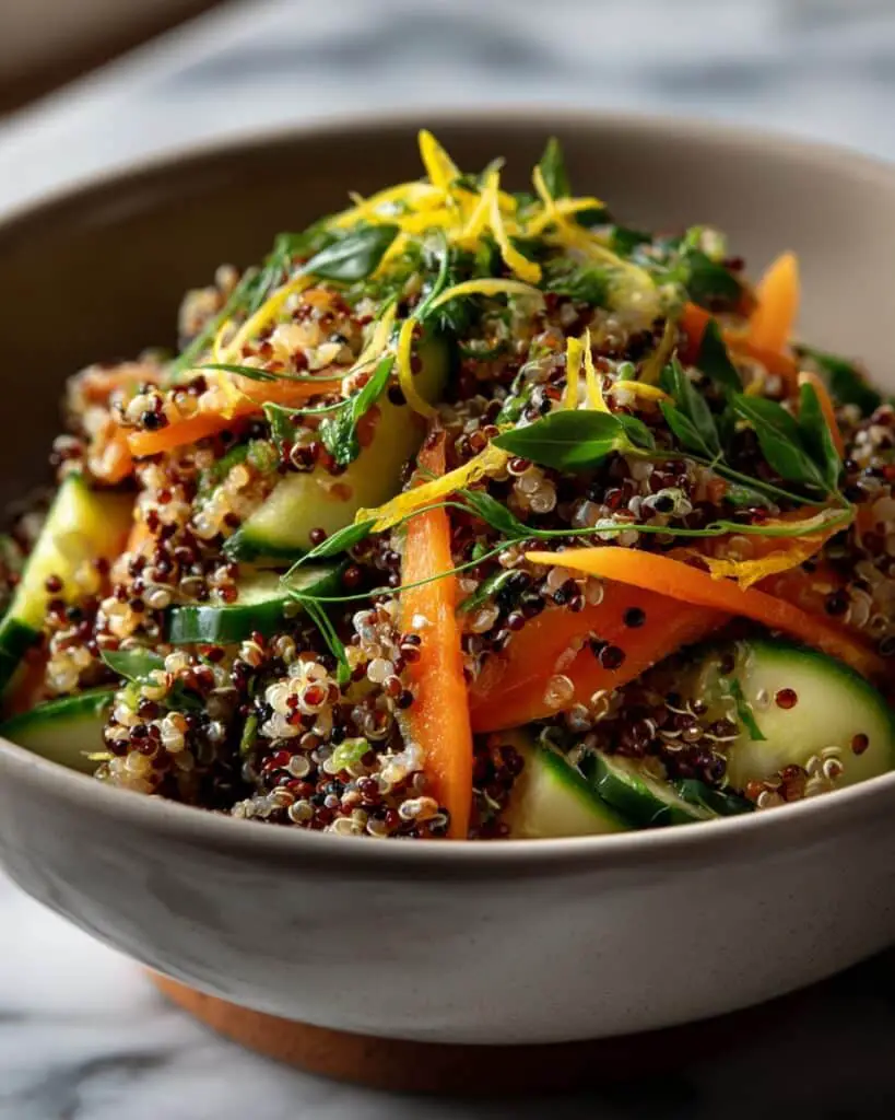 Lemon Herb Quinoa Salad Recipe
