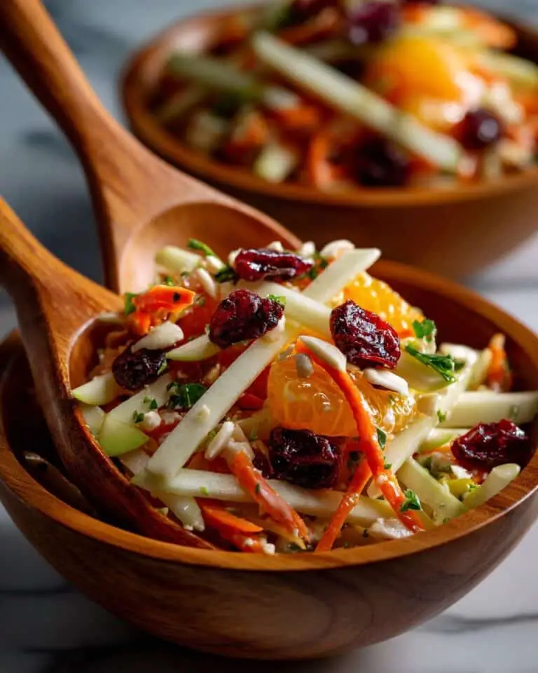 Carrot Apple Salad with Cranberries and Mandarin Recipe