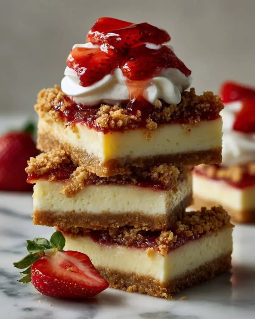 Strawberry Cheesecake Bars Recipe