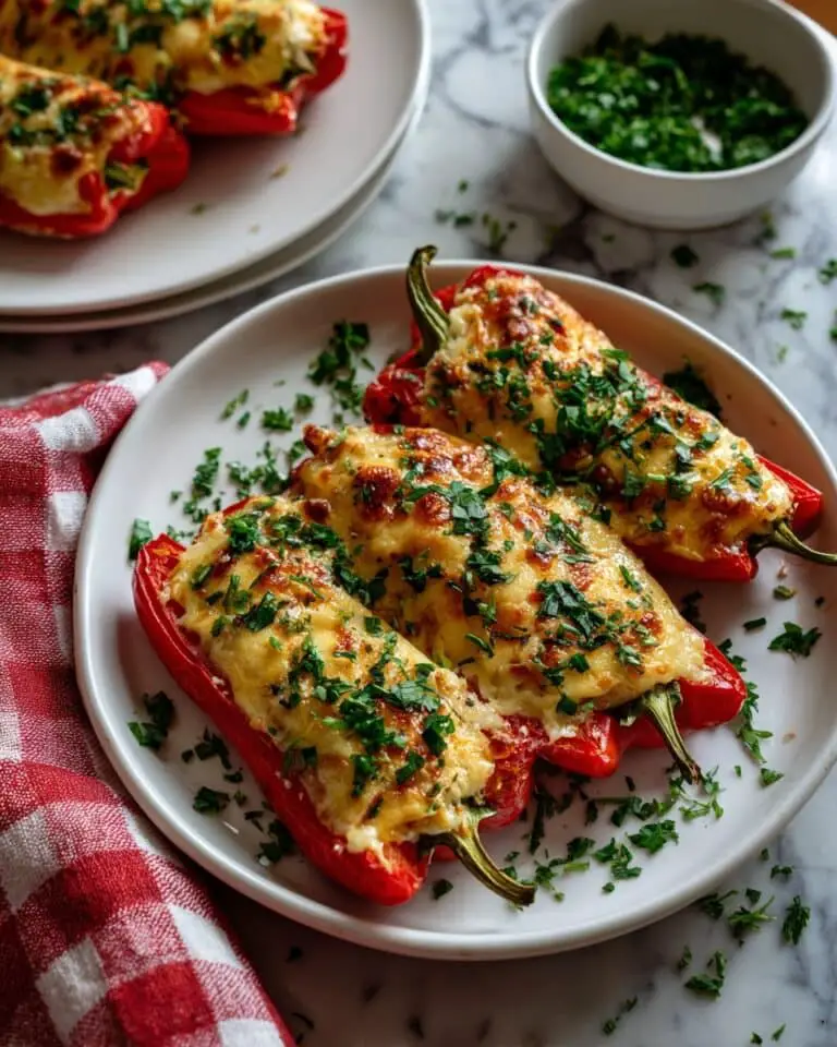 Air Fryer Boursin Stuffed Mini Peppers Recipe