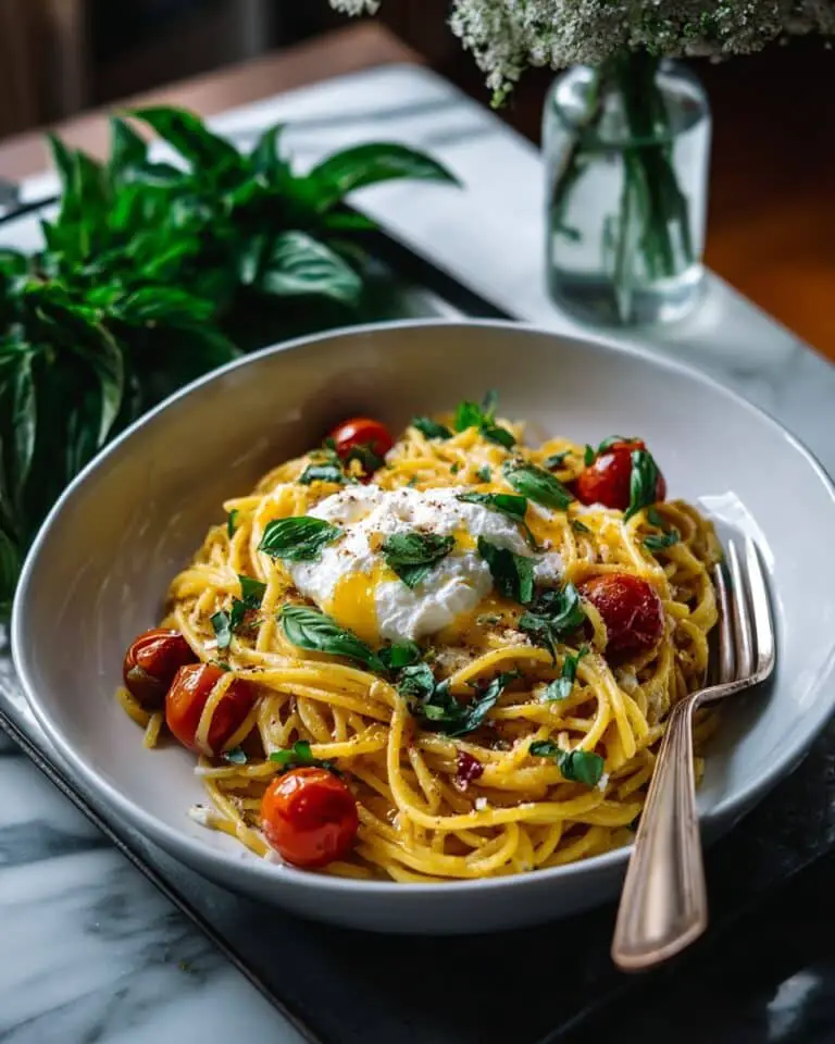 Skillet Burst Cherry Tomato White Wine Garlic Pasta Recipe