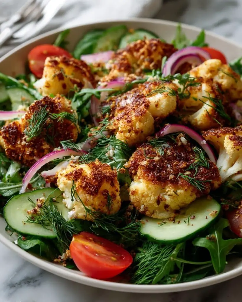 Mediterranean Marinated Cauliflower Salad Recipe
