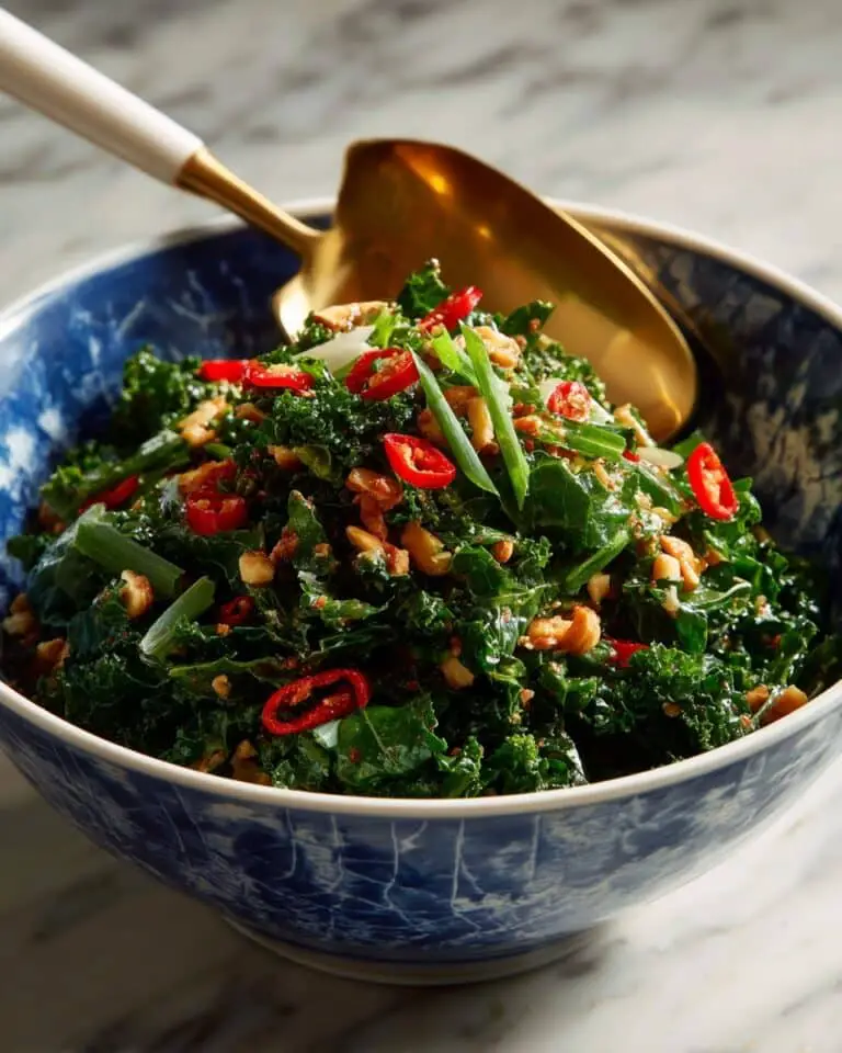 Roasted Peanut Kale Crunch Salad Recipe