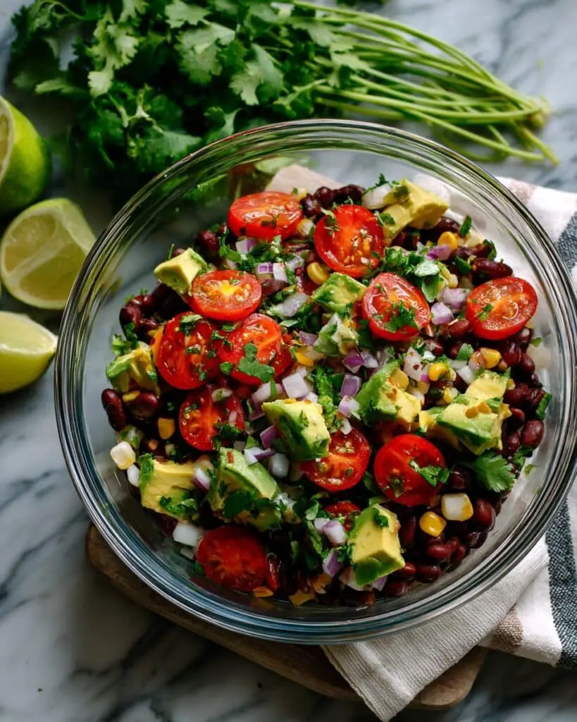 Fresh and Tangy Black Bean Salad Recipe