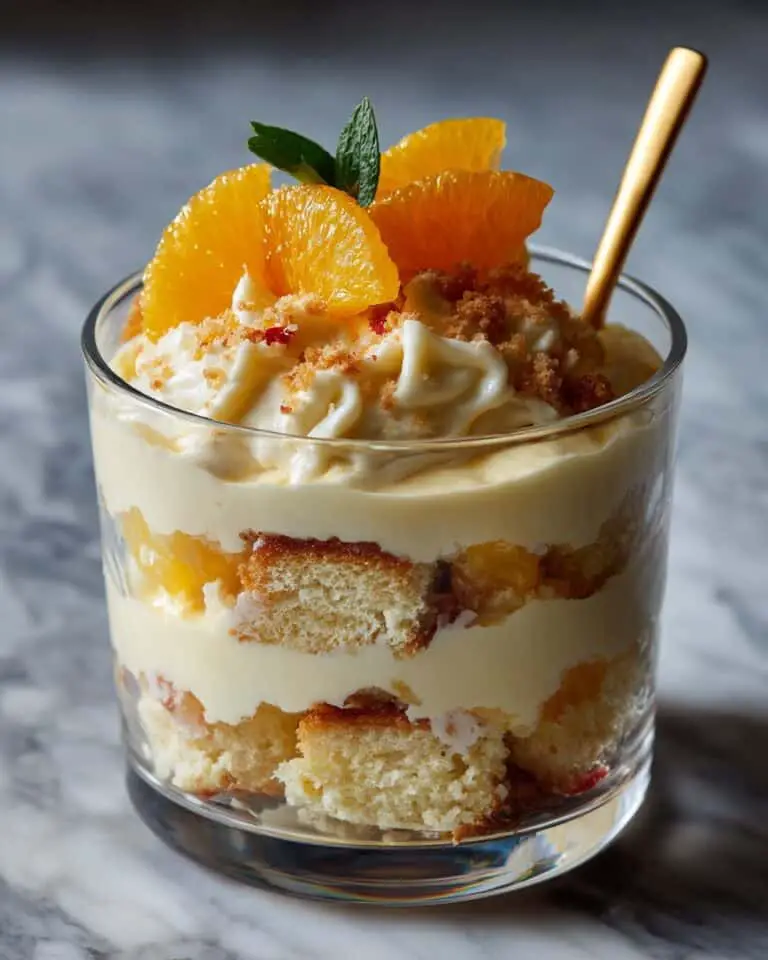 Peach Mousse Trifle for Two Recipe
