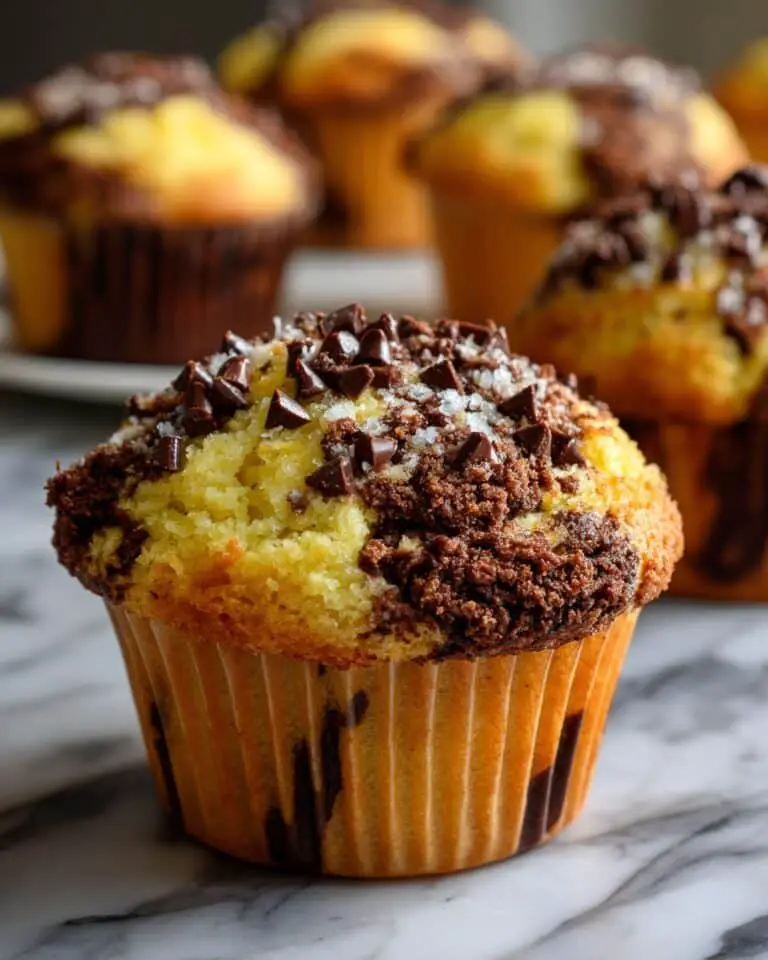 Chocolate Chip Marble Muffins Recipe