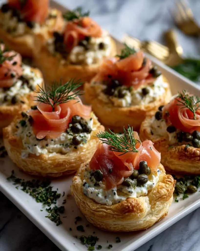 Smoked Salmon Vol-au-Vents Recipe